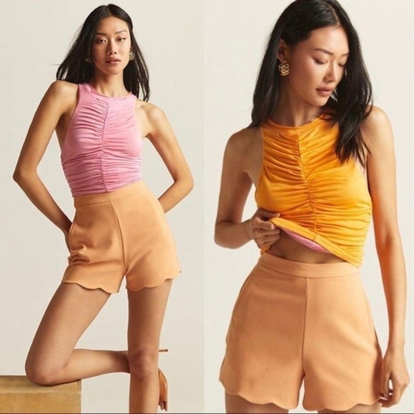 NWOT - Pilcro by Anthropologie Ruched Reversible Tank - Size M - Picture 1 of 5